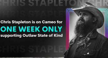 Image for CHRIS STAPLETON JOINS CAMEO IN SUPPORT OF OUTLAW STATE OF KIND